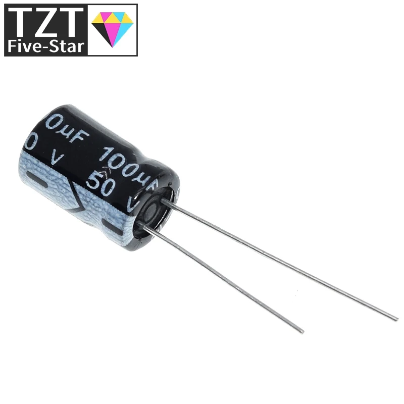 30/50 Stück Hochwertige 50V100UF 8*12mm 100UF 50V 8*12 Elektrolytkondensatoren – Detail 5