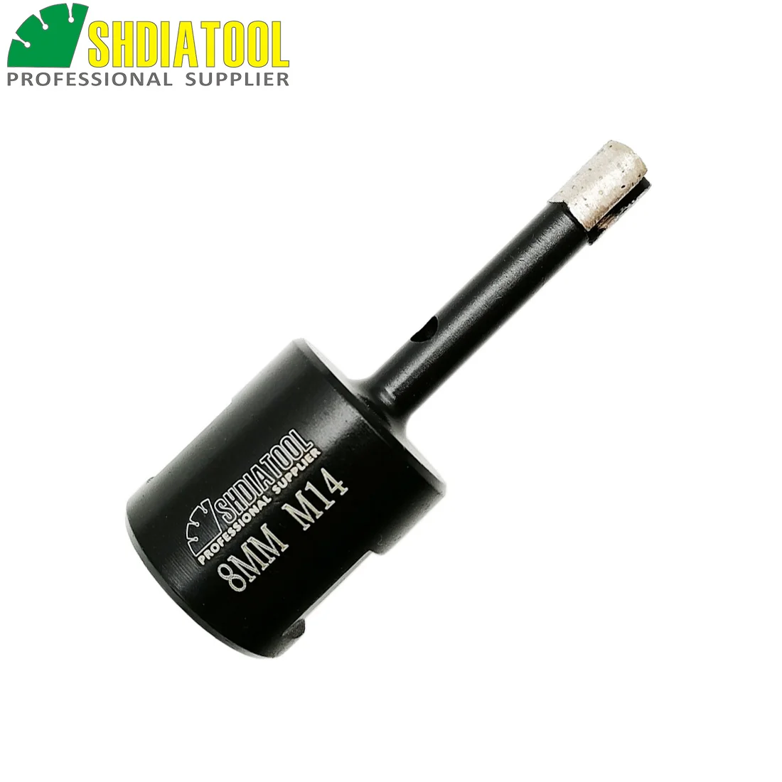 Shdiatool 1pcダイヤモンド溶接掘削コアビット (ウェット) M14スレッド掘削花崗岩とマーベルホールソー