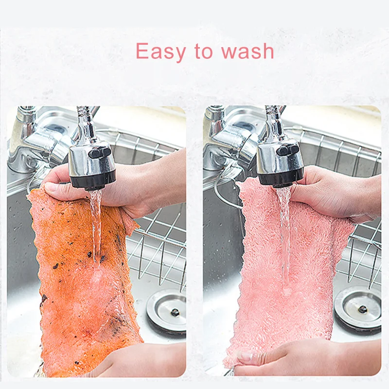 MELTSETM-Toalla de microfibra de 8 piezas, paños de limpieza absorbentes para cocina, toalla antiadherente para platos de aceite, trapos,