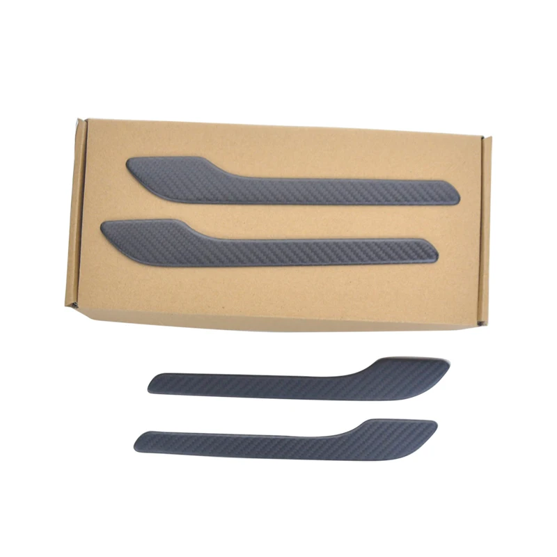 

4pcs set For Tesla Model 3 Model Y Car door handles Matte Carbon Fiber Decoration Cover Accessories