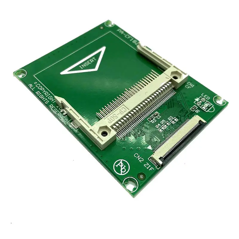 1.8 Compact Flash CF Memory Card to CE for Toshiba Ipod ZIF SSD HDD Adapter with 2 Cables