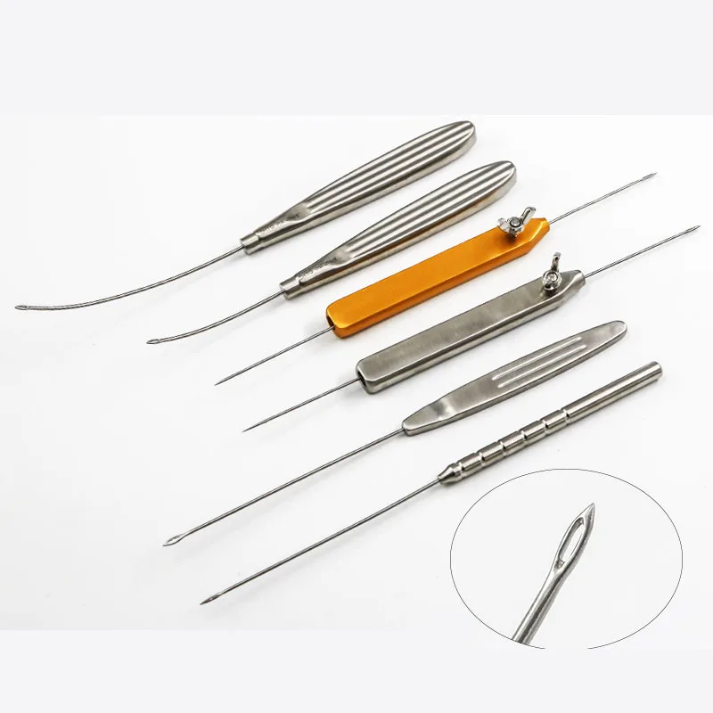 Tiangong face big V-line carving embedding beauty plastic puncture needle detachable puncture needle thread carving guide needle