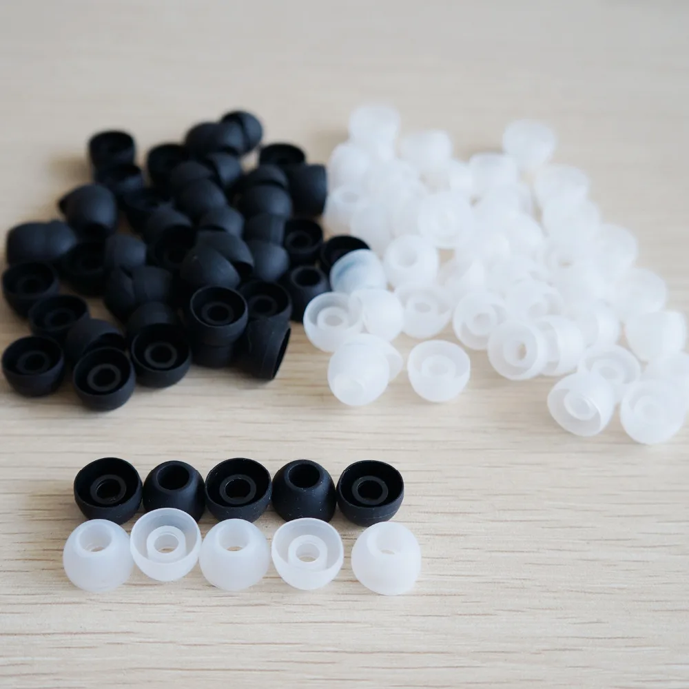 50pcs/lot Silicone Replacement Earbuds Tips For Sony Ear Bud Eartips Cushions Ear Gel Cover