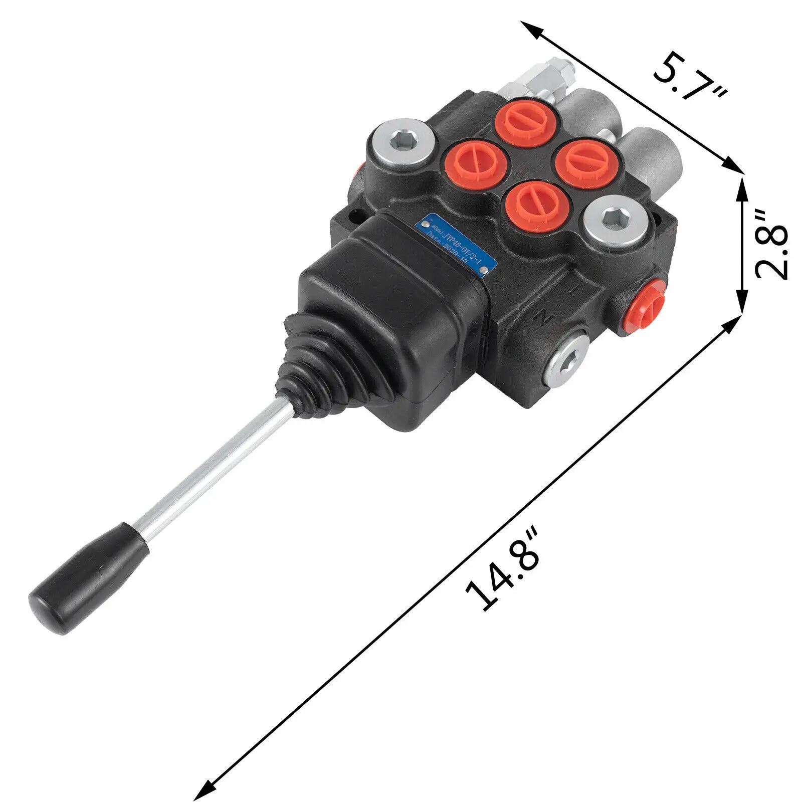 2 Spool Hydraulic Directional Control Valve 11 GPM Motors Spools 3600 PSI Double Acting Cylinder Spool Tractor Loader w/ Joystic