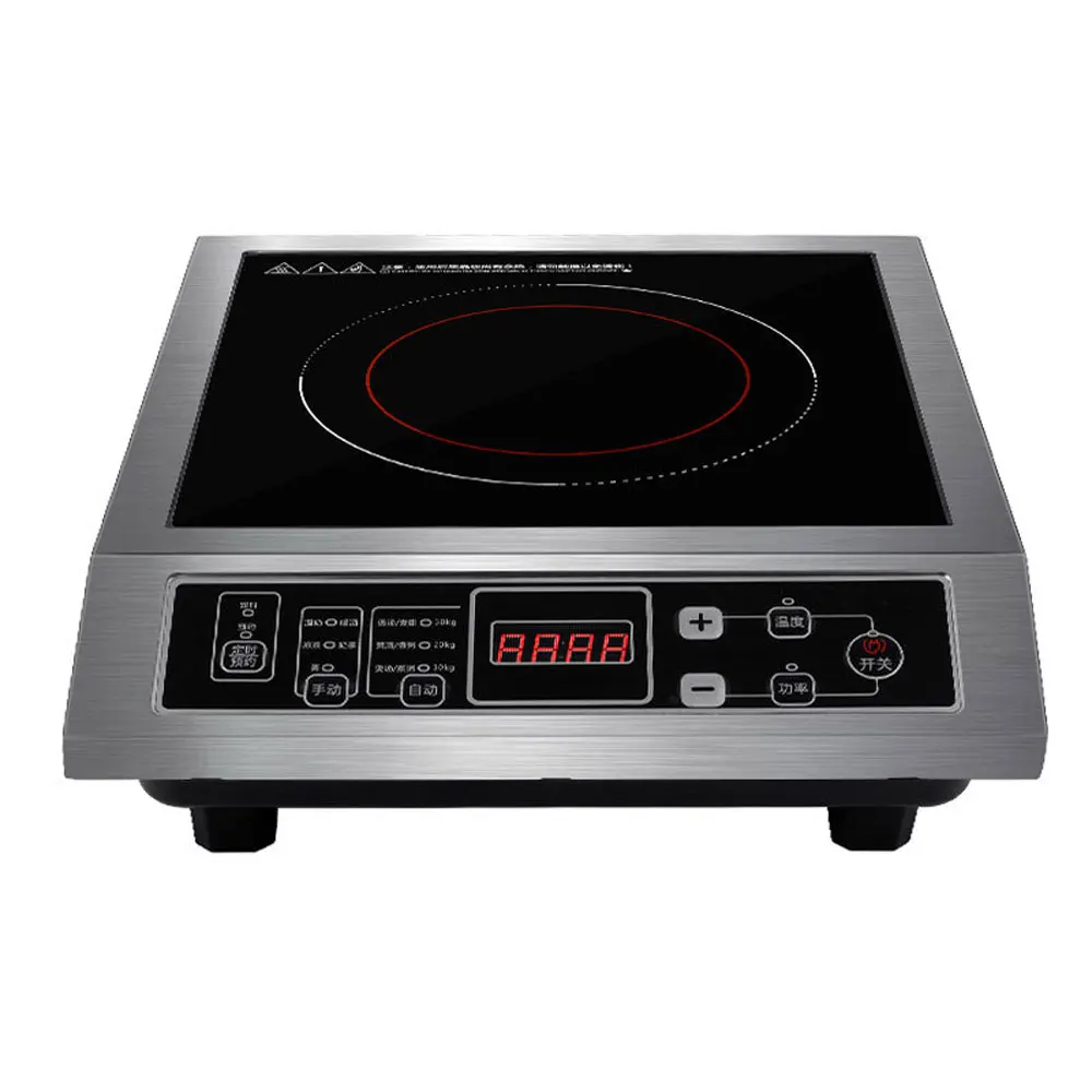 

High-Power Induction Cooker 3500W Commercial Stainless Steel Induction Cooker Household Stir Fry Battery Stove Plane