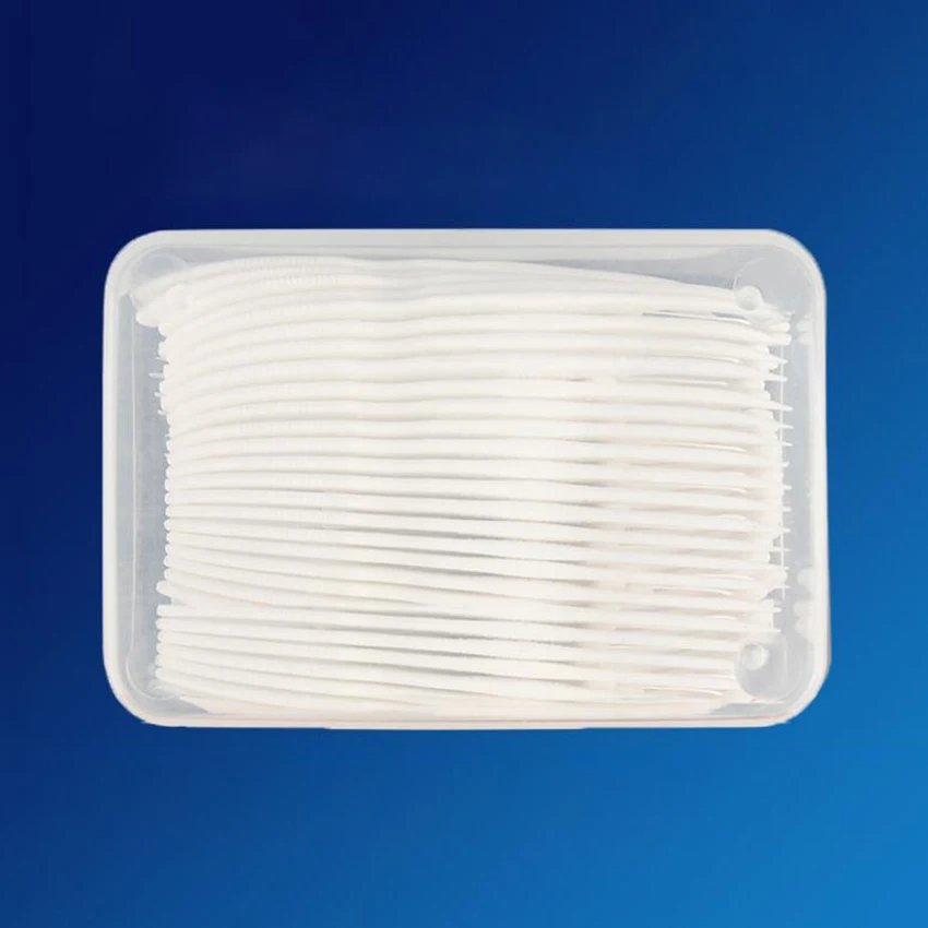 50 pçs/set Dente Fio Dental Floss Picks Flossers Dentários Dentes Limpeza Vara Interdental Escova Os Dentes Limpos Com Oral Care