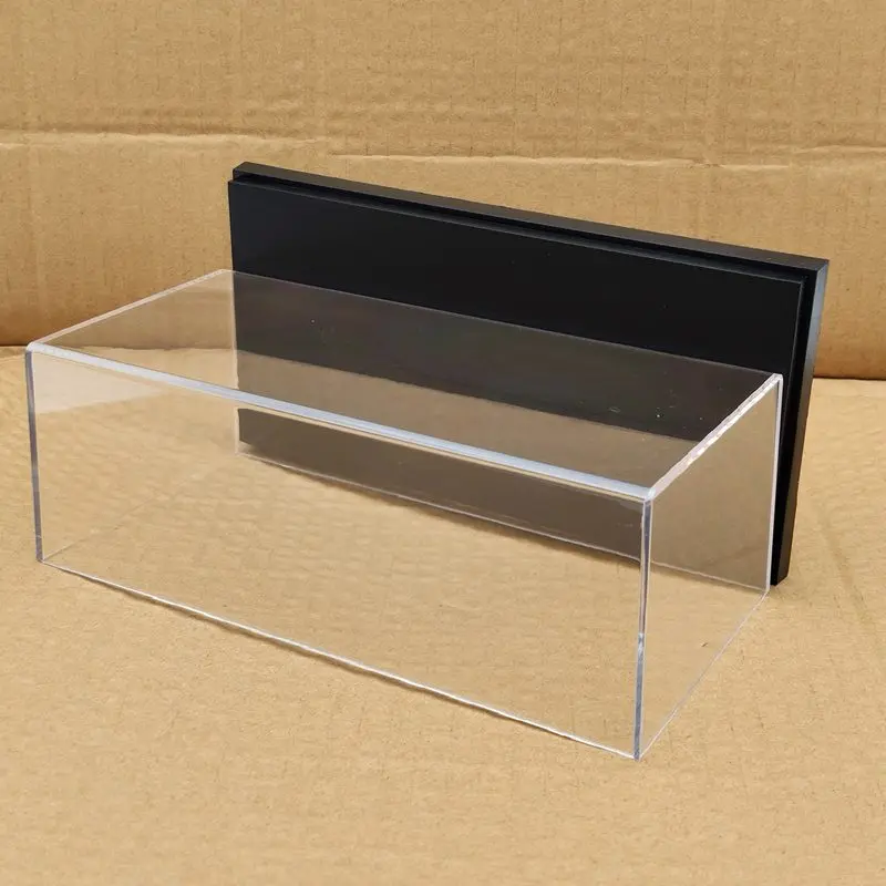 Acrylic Case Motorcycle Model Toys Car Display box Transparent Stand Dustproof Storage Boxes Gifts 20cm