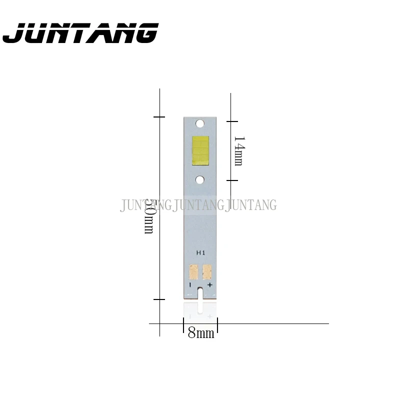 2pcs CSP car headlight 3570LED lamp beads high-brightness ceramic lamp beads 30W can be welded 3570 H1/H3/H4/H7 copper substrate