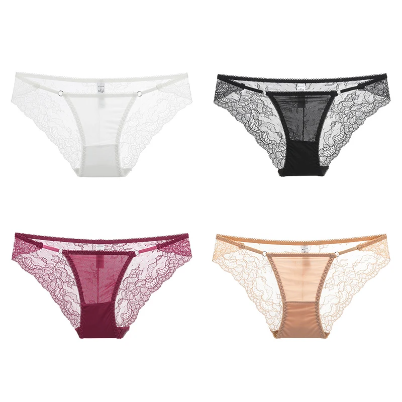 New Product Hot Sale Lace Thin Lace Briefs Low Waist Seamless Black Women\'s Panties Panties Women Sexy Lingerie Femme