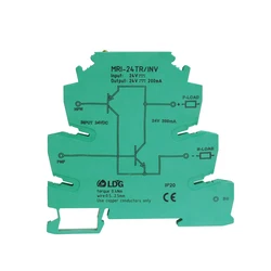 MRI-24TR/INV relay module NPN to PNP signal converter PLC sensor polarity IO conversion Opticalcoupler Interface