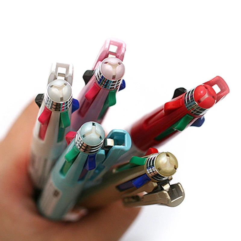 One Piece Zebra B4SA3 Clip-On 4 Color 0.7 mm Ballpoint Multi Pen (Black, Blue, Red, Green) + 0.5 mm Pencil