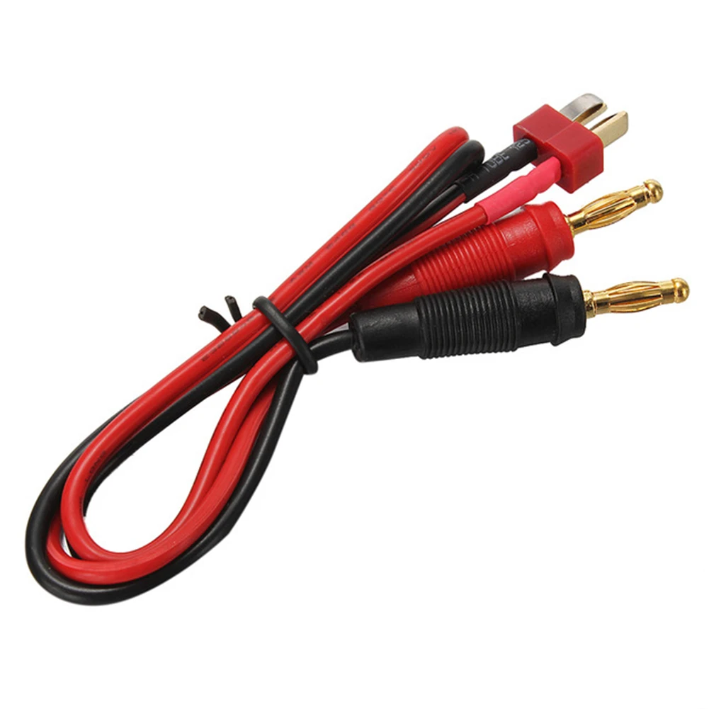 34cm RC Connector Cable T Plug RC Battery Charge To 4mm Banana Connector For IMAXs B6 B6AC B8 Chargers