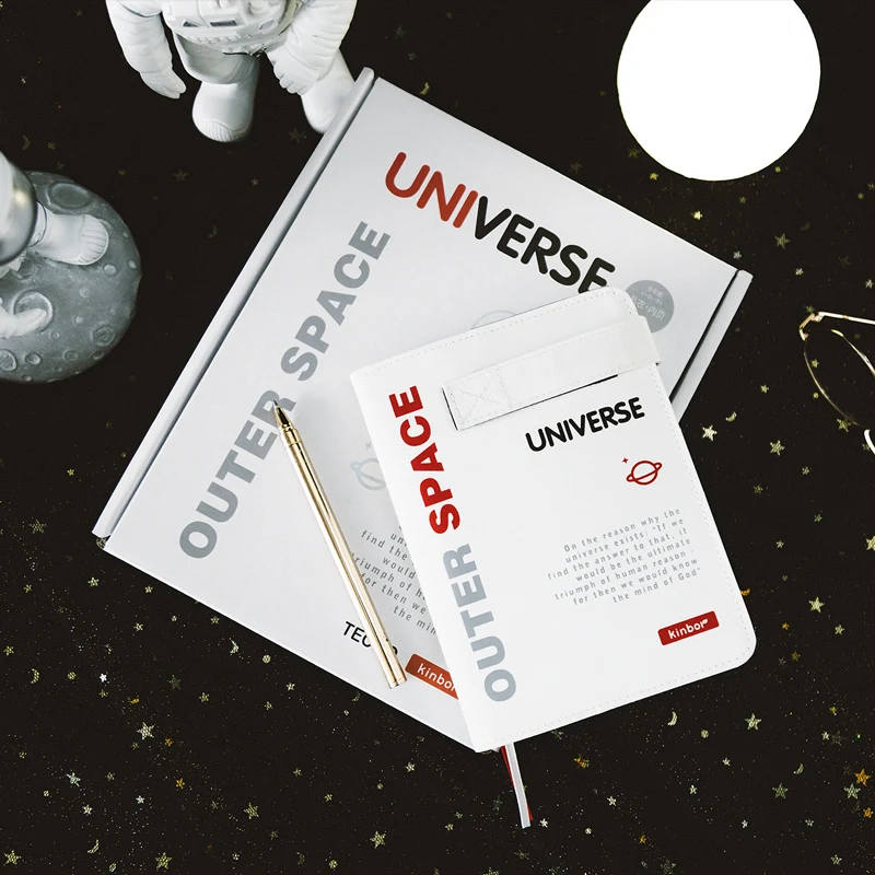 Youpin-كمبيوتر محمول خارجي kintrees Universe ، كمبيوتر محمول ، فيلكرو ، A6 ، رائد فضاء ، تقويم ، حساب يدوي