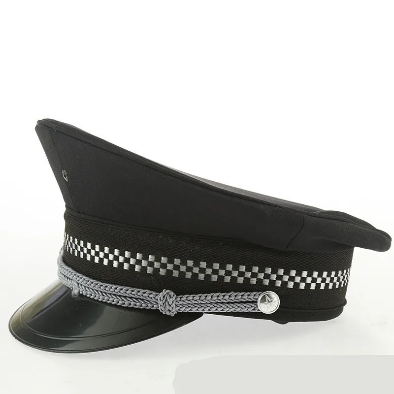 Casquette à visière pour hommes, chapeau de sécurité publique, militaire, pour garçons, cosplay, chapeau de police, cadeau d'halloween, de noël, de festival, de nouvel an