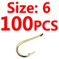 100 piezas tamaño 6