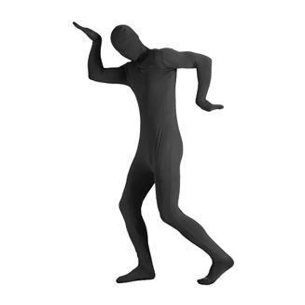 Five Fingers High Elastic Full Coat Zentai Stage Performance Costume One Piece Tights Bodystocking Long Sleeve Bodysuit Leotard