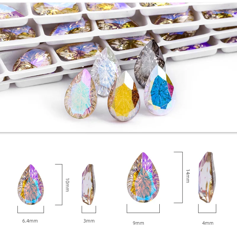 

Astrobox K9 Drop Diamond Arc-Shaped Carving Crystal Sew On Rhinestone стразы Glass Nail Art Stone DIY Clothing & Accessories