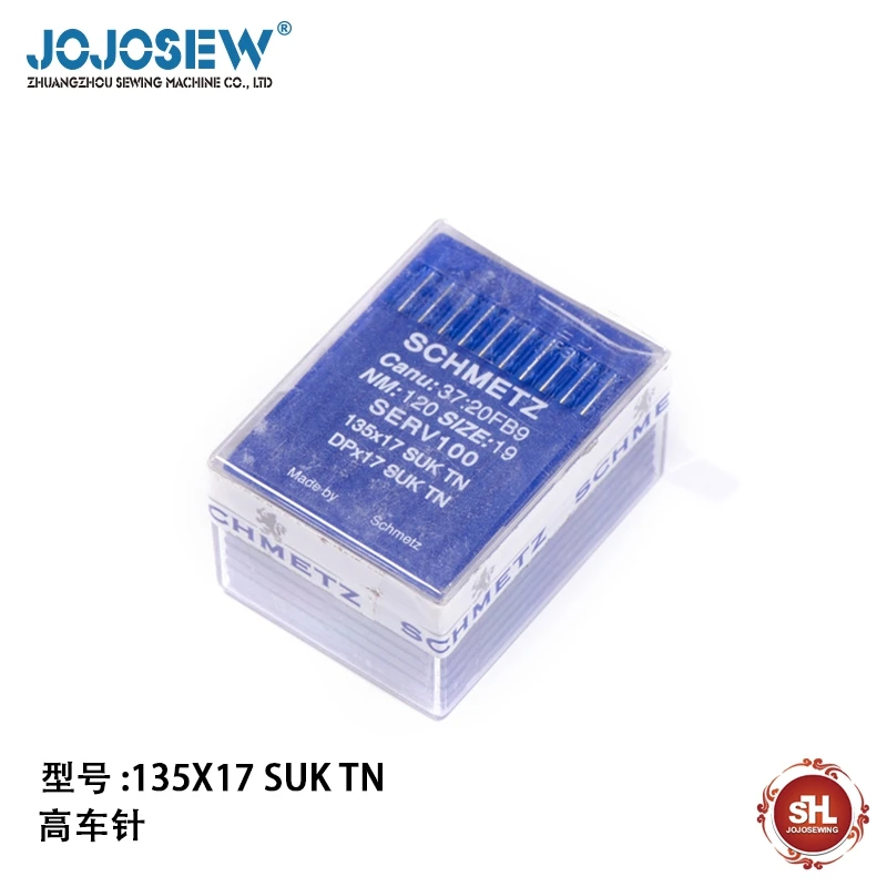 DPX17 SUK TN 10 шт./лот Иглы для промышленной швейной машины JOJOSEW Каану: 37: 20FB9 135X17 DPX17 SUK TN NM: 120 РАЗМЕР: 19