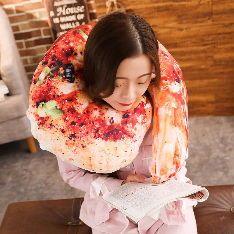 Cute Strawberry Plush Toy Tomatoes Barbecue Pillow Squid Cushion Stuffed Plant Girl Christmas Gifts for Children Home Decor