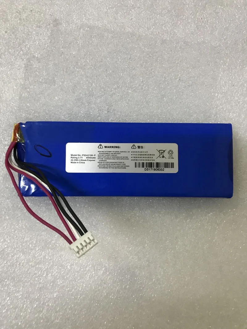 

GeLar Original New 3.7V 6000mAh 22.2Wh Battery P5542100-P for JBL 2017DJ1714, APJBLPUESE3, Pulse 3