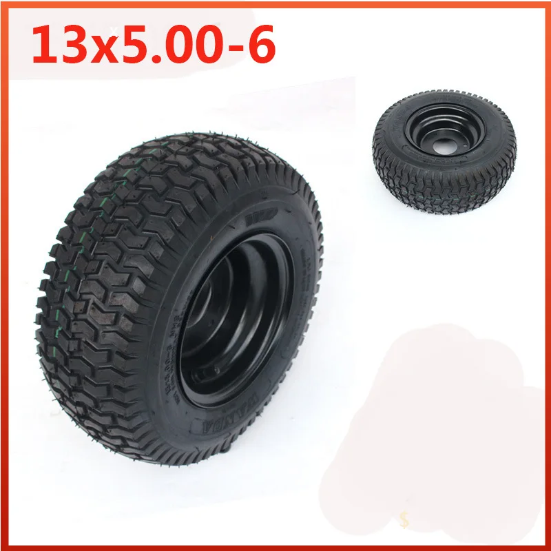 13x5.00-6 Tire Tubeless Garden Turf Tractor Lawn Mower Riding Mower 6\