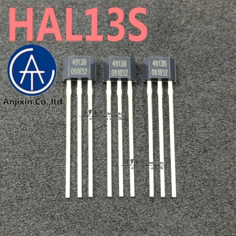 10pcs 100% orginal new HAL13S silkscreen 4913B omnipolar Hall sensor Low power consumption high sensitivity TO-92 real stock