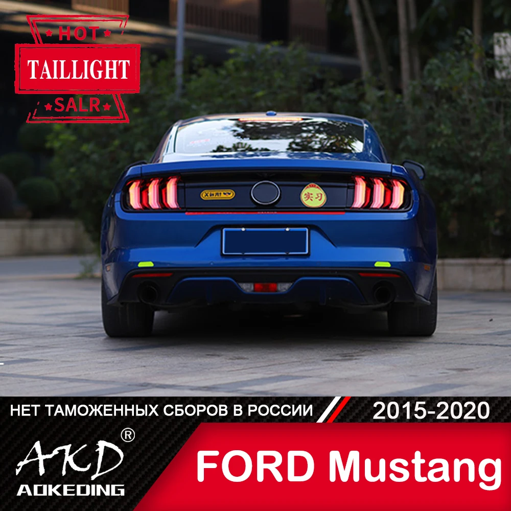 

For Car Ford Mustang 2015-2020 Tail Lamp LED Fog Lights Day Running Light DRL Tuning Tail Lights Car Accessories