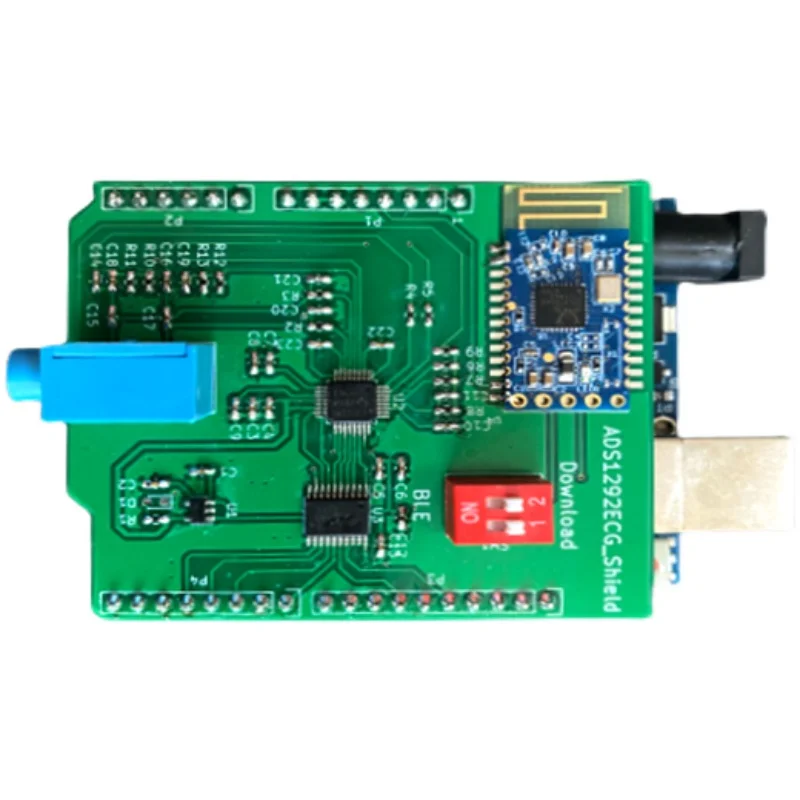 

ECG Electrocardiogram Sensor Analog Electrocardiogram Measurement and Monitoring Single Chip Microcomputer ADS1292