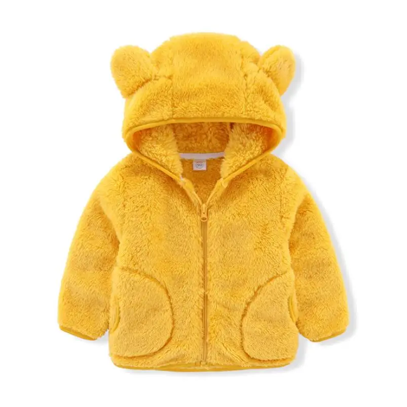 2023 New spring autumn Fleece Full Sleeve Jacket Boys girls Cartoon Casual Polar Fleese Hood Coat Kids Cardigan Sweatshirt 2-6Y
