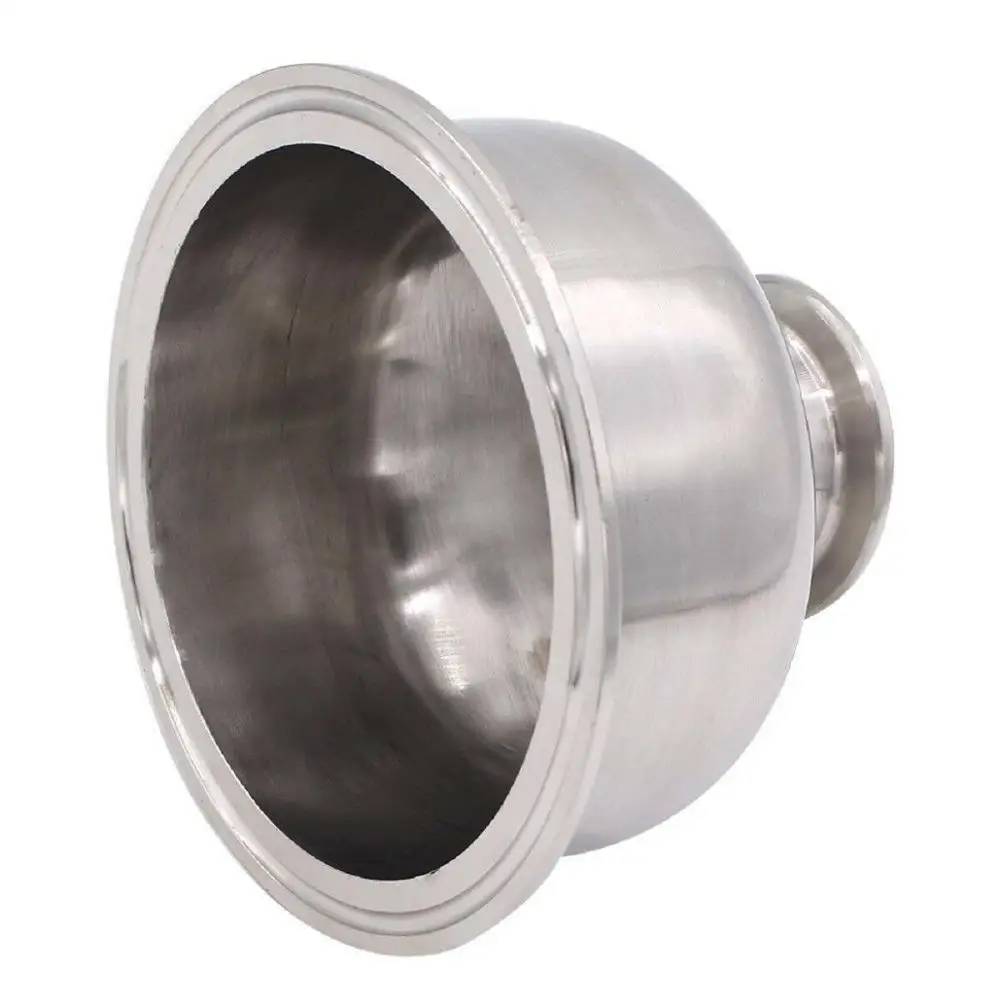 1 Buah 1.5 "Ke 4" 304SS Hemispherical Tri-clamp Bowl Reducer Saniter Pipa Fitting
