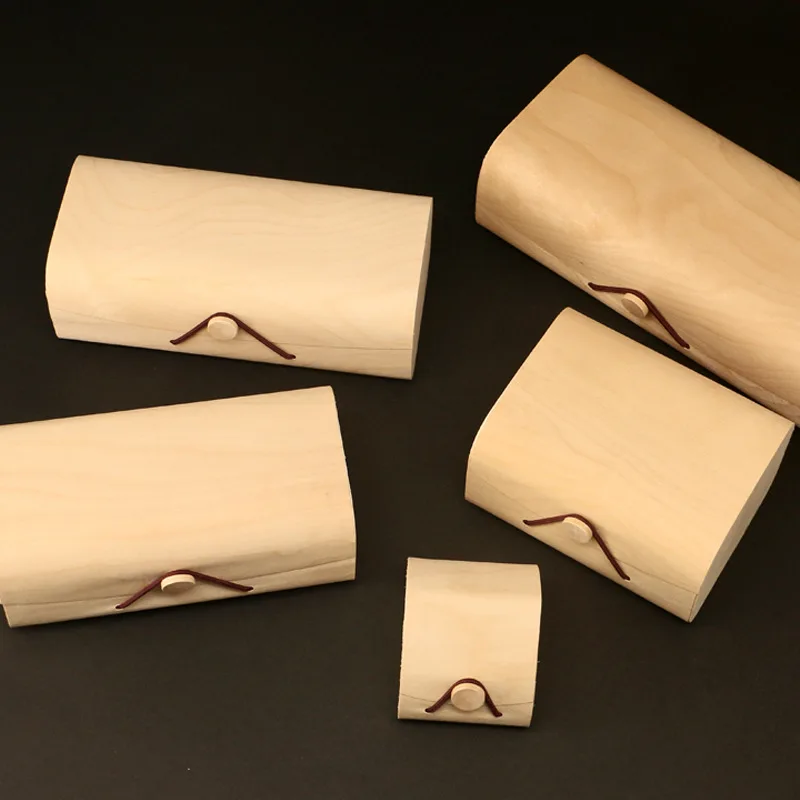 6 Piece Wooden Tea Packaging Box 5 Styles Universal Green Tea Packaging Box Jewelry Wood Box Buckle 5 Sizes Storage Box