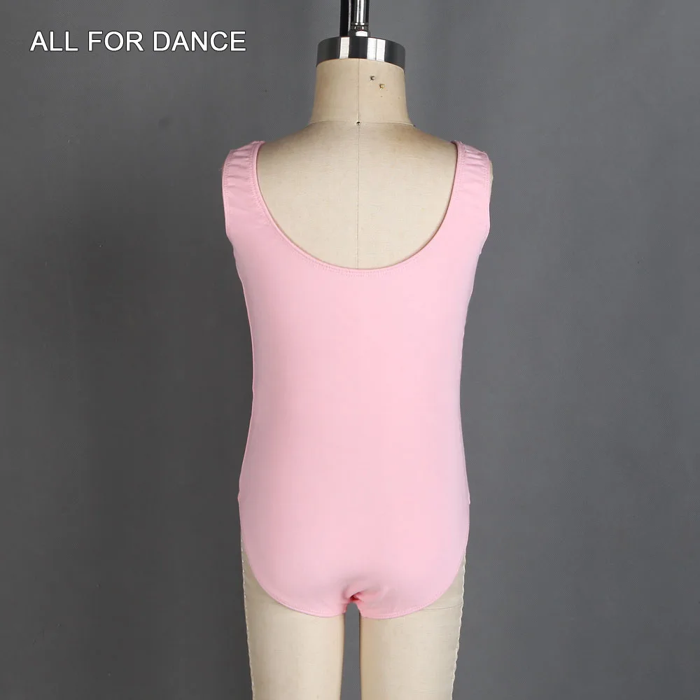 03d0021 tanque básico collant algodão dança wear para meninas ballet dança collants crianças prática collant bailarina collant 8 cores