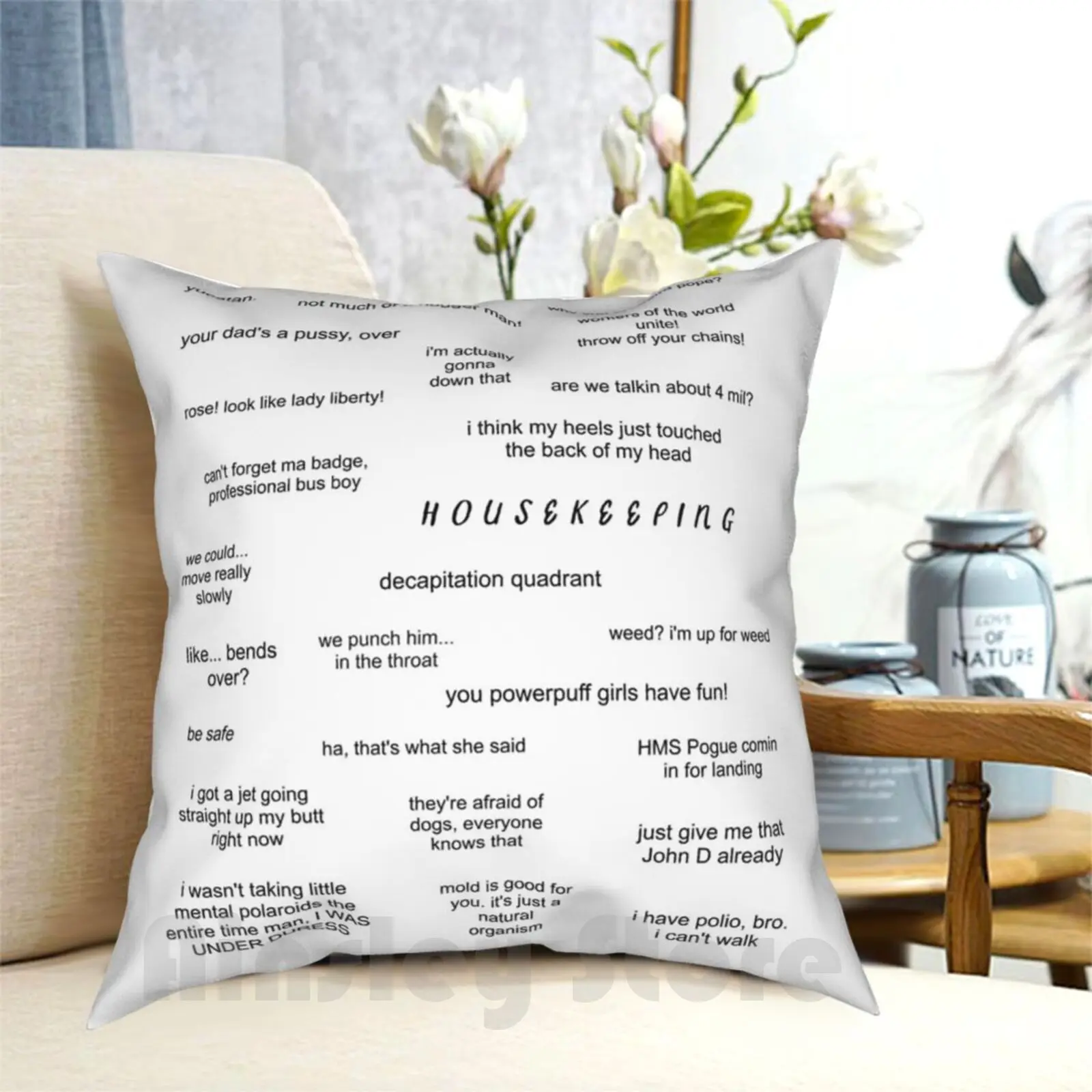 Jj Maybank Best Quotes Sticker Pack Pillow Case Printed Home Soft DIY Pillow cover Jj Jj Maybank Jj Outerbanks Jj Maybank