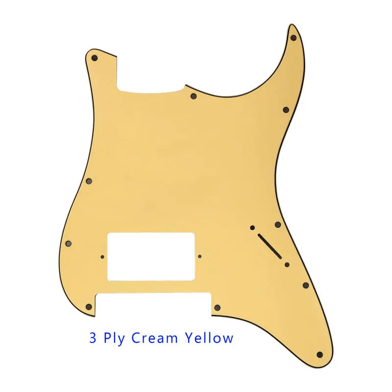 Custom Pleroo Guitar Pickguard-For US 11 Screw Holes  With Floyd Rose Tremolo Bridge PAF Humbucker H Pickguard No Control Knob