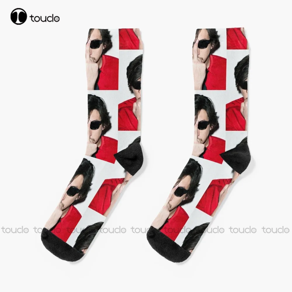 

Adam Driver Socks Hiking Socks Men Christmas New Year Gift Unisex Adult Teen Youth Socks 360° Digital Print Fashion New