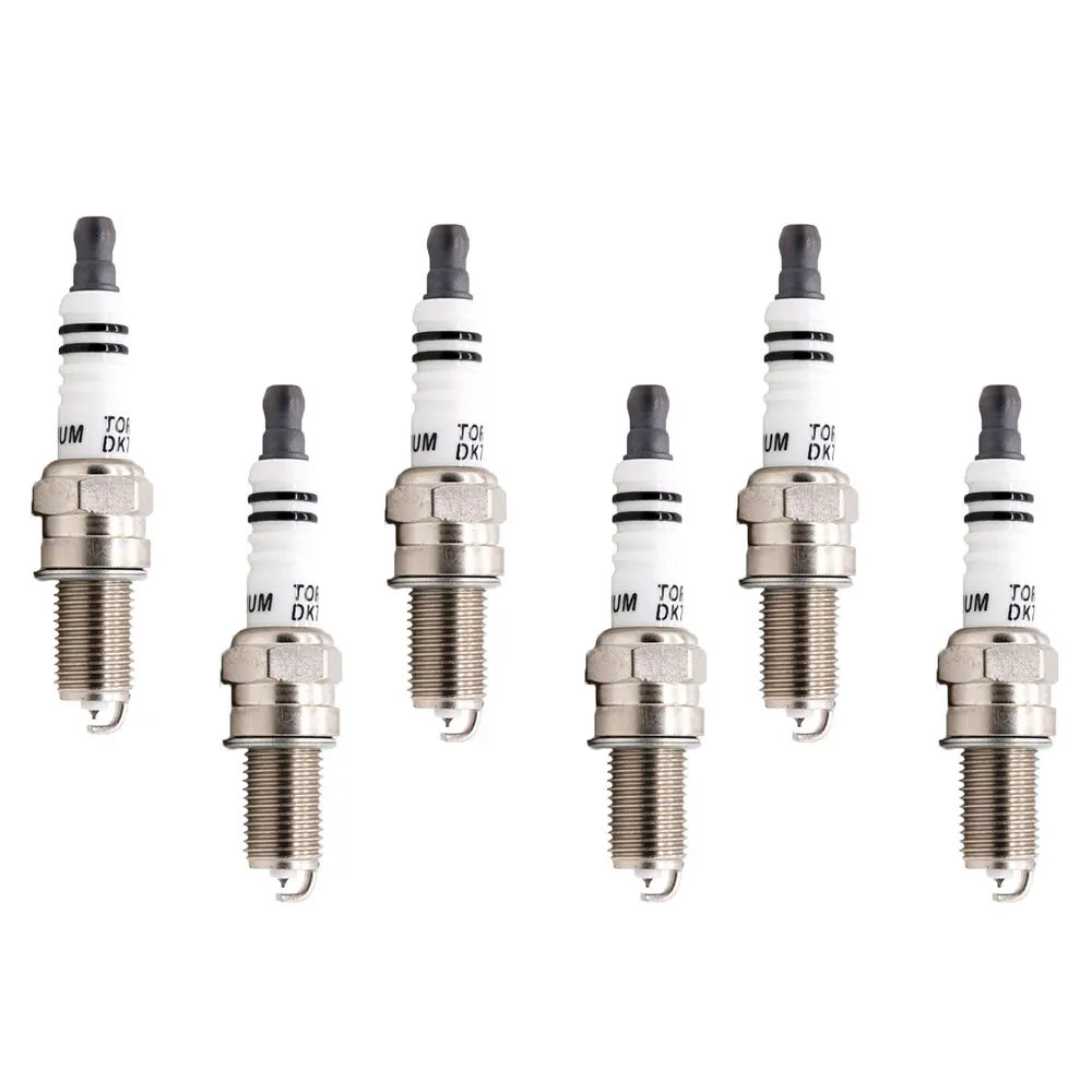 Iridium Spark Plugs TORCH DK7RTI Replace for Candles 6046 DCPR7EIX 4759 IKR7D 1179 DCPR7EVX Denso IXU22 XU22EPRP XU22EPRZ-U I08