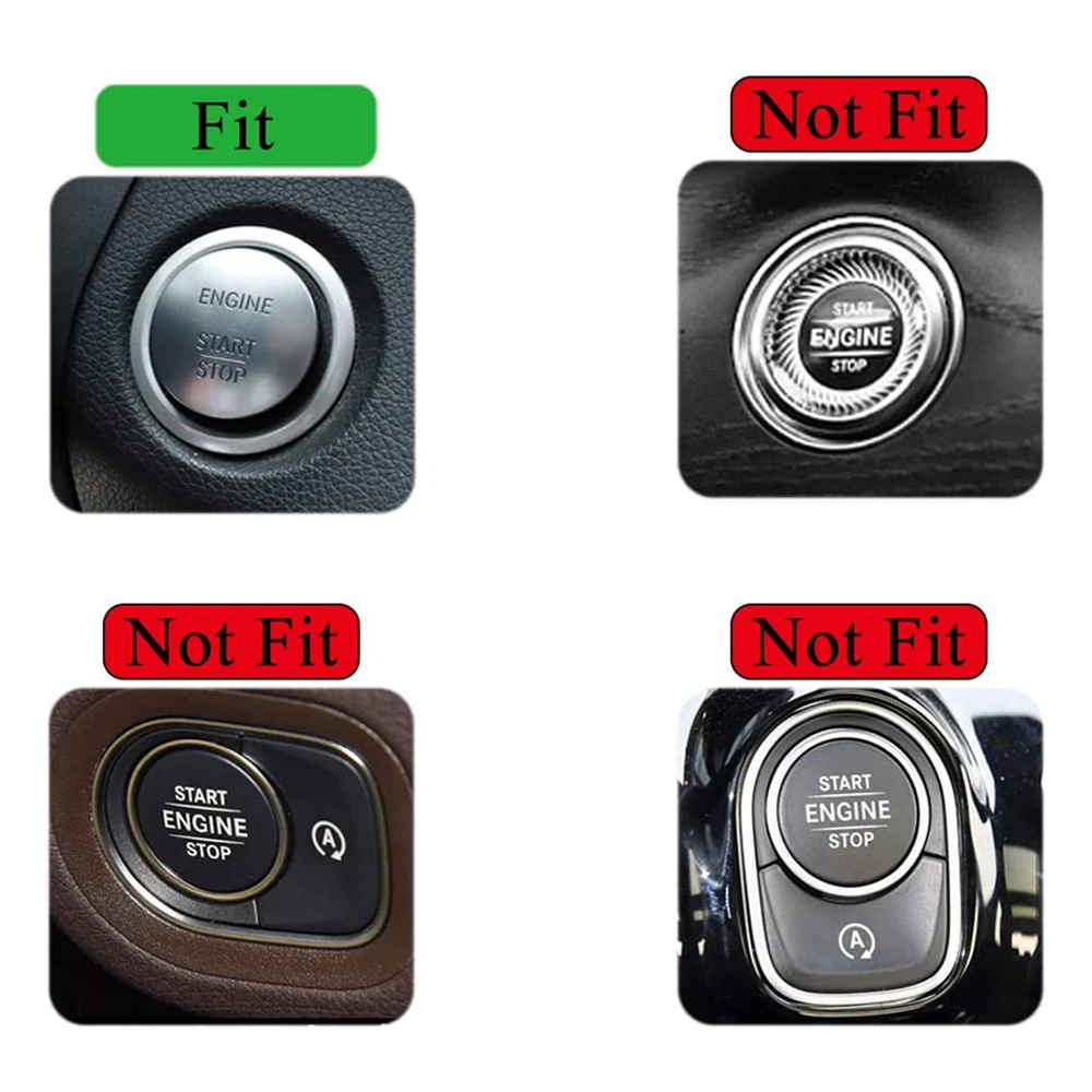 New Bling Engine Start Stop Button Cover Ignition Button Cap for Mercedes Benz C CLA CLS E GLA GLC GLE GLK GLS Class Accessories