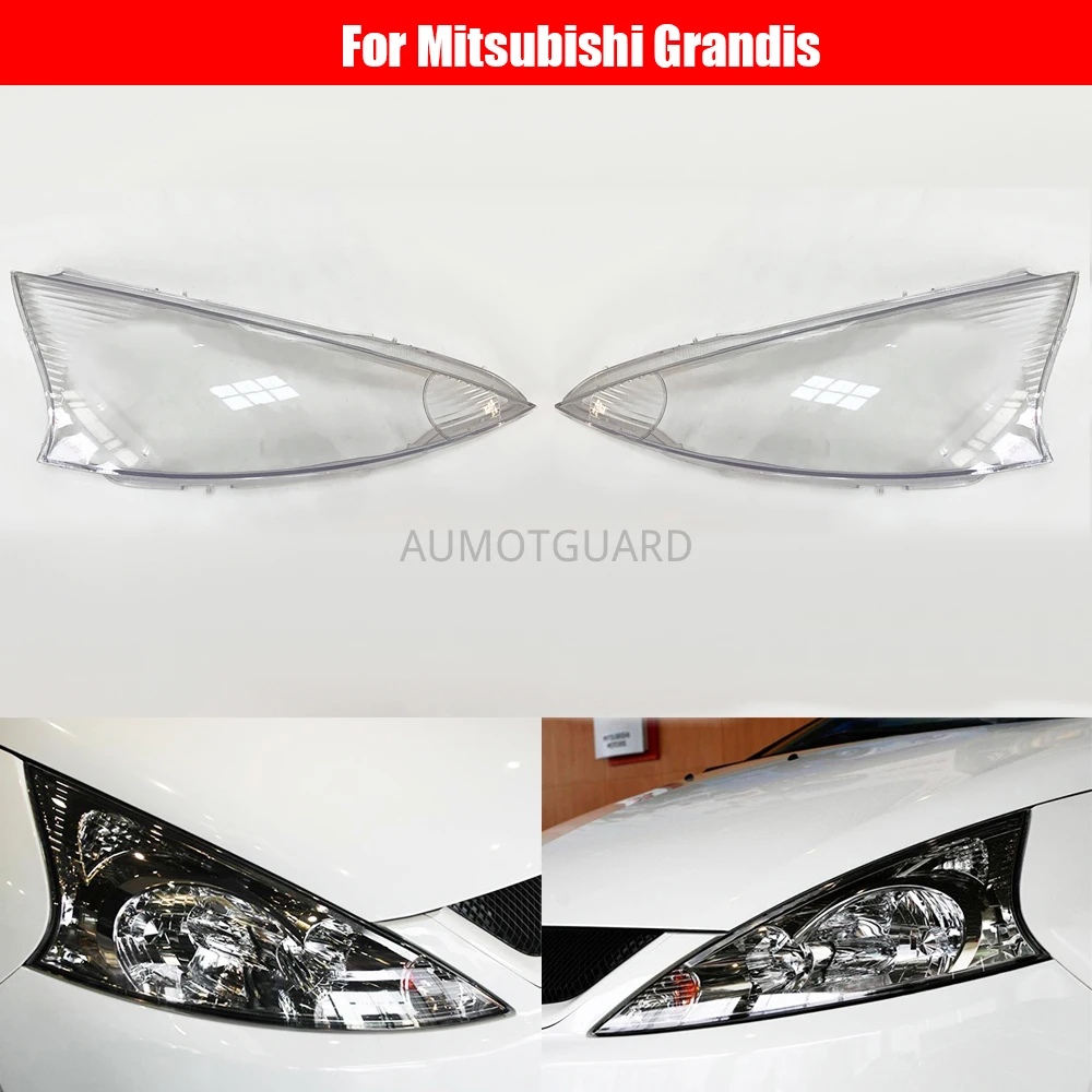 

Car Headlamp Lens For Mitsubishi Grandis Car Headlight Replace Front Auto Shell Cover