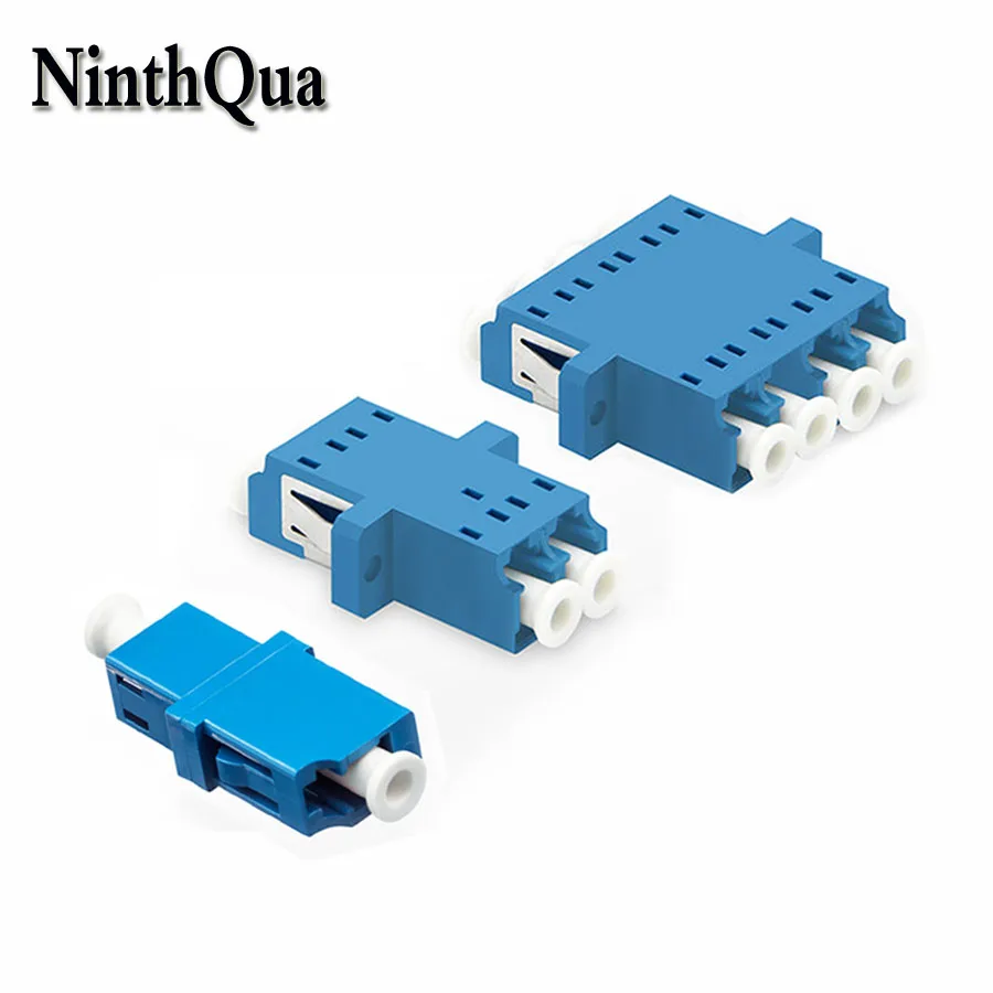 1pcs 1P 2P 4P LC UPC Fiber Optic Adapter Simplex LC Fiber optic Coupler /Attenuator LC UPC Fiber flange connector