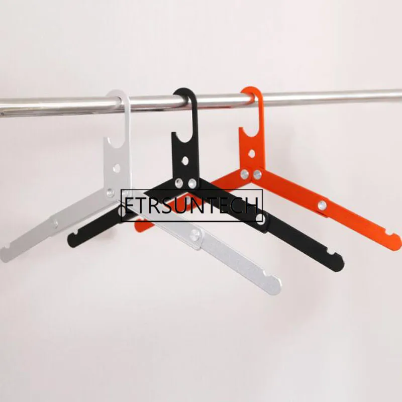 

30pcs Portable Clothes Hanger Aluminum Alloy Multi-functional Folding Hanger for Outdoor Travel