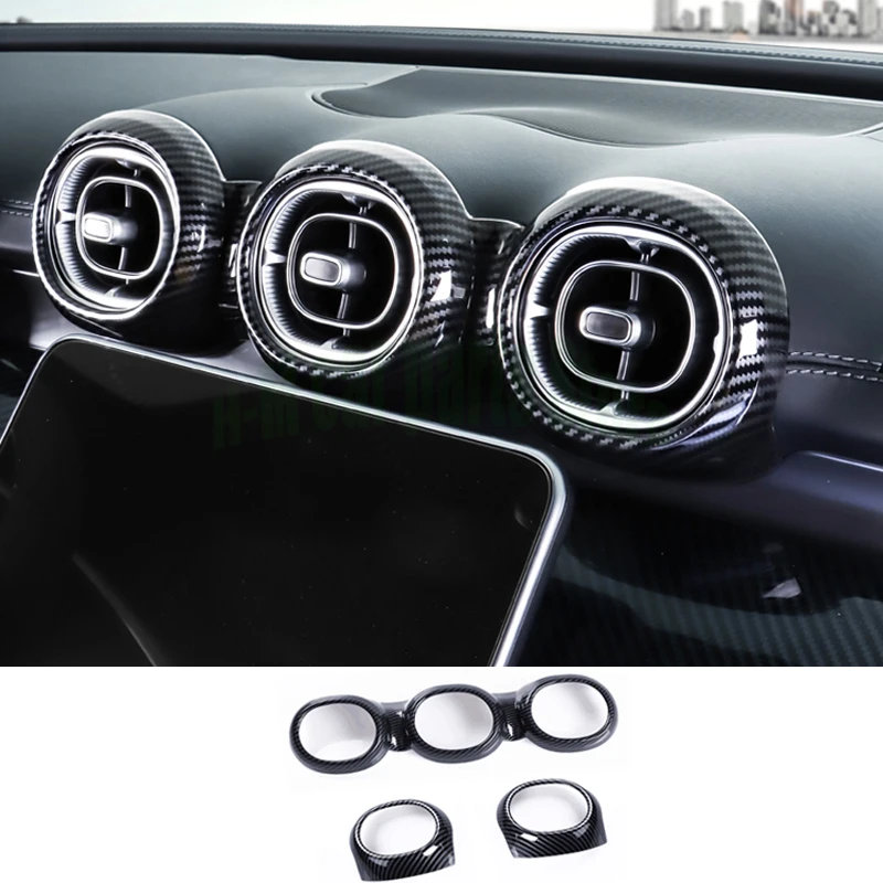 Central control air outlet frame for Mercedes BenzCClass C200L C260L 2022instrument decoration headlight button decoration frame