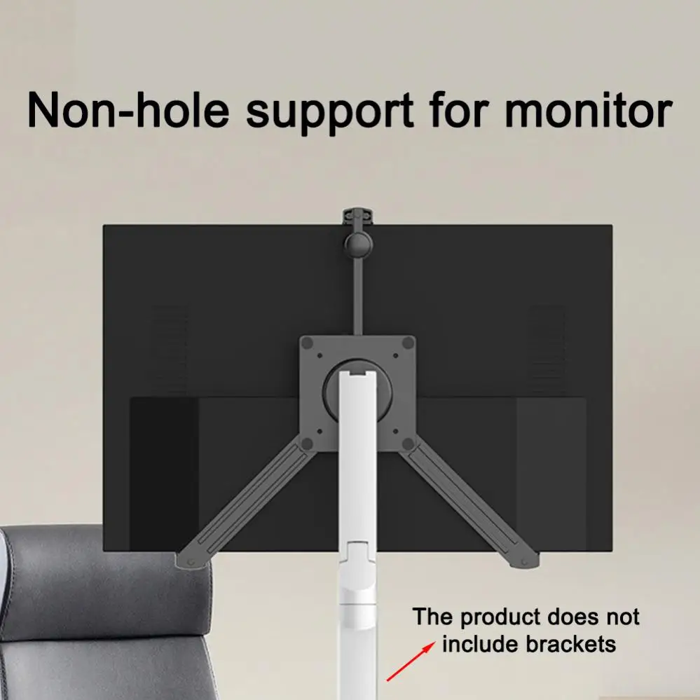 17-32-calowy adapter przedłużający Uchwyt mocujący Uchwyt monitora Wspornik monitora poniżej 12 kg Brak otworów montażowych Wyświetlacz LCD