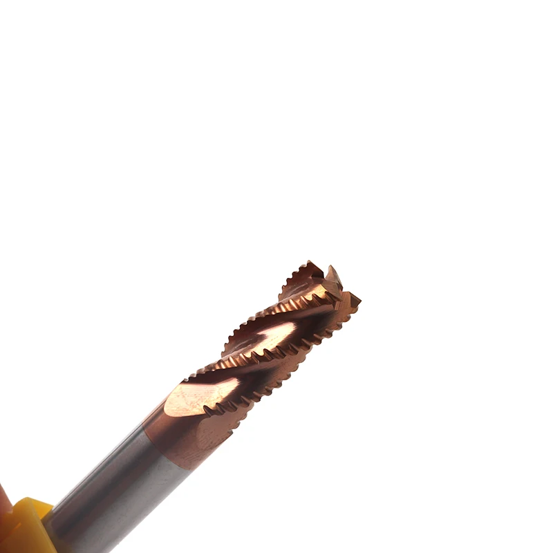 HRC60 16 Mm 18 Mm Karbida Roughing End Mills Panjang 100 Mm Penggilingan Cutter 4 Seruling 3F Bubut End Mill alat untuk Baja Aluminium Hidup Seadanya