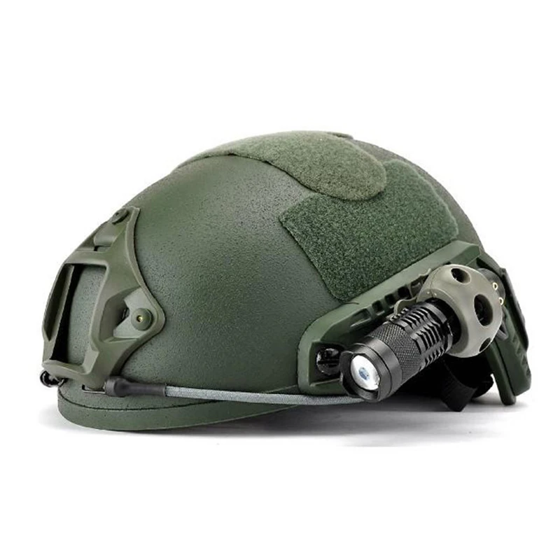 Hełm taktyczny Light Paintball akcesoria 1 ''kask latarka pojedynczy uchwyt Airsoft wyposażenie Gear Fit ops-core kask Rail