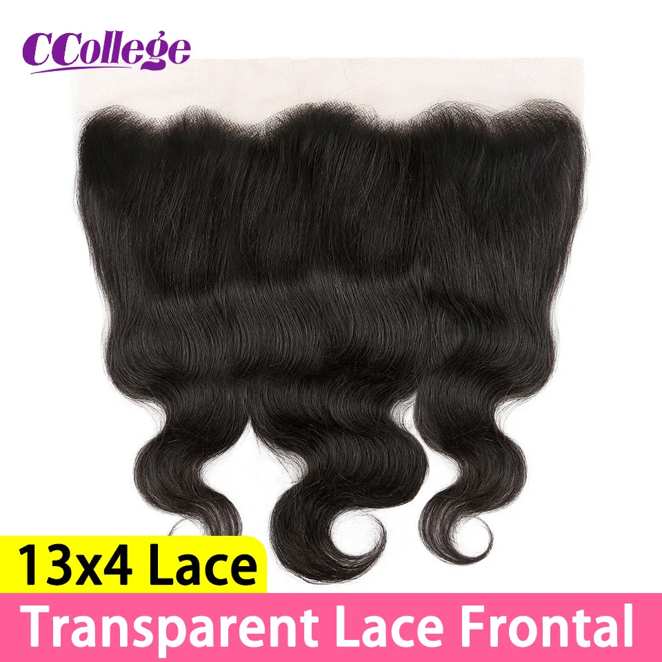 Frontal Closure Body Wave HD Lace Closure Human Hair Transparent Lace Front Closure Lace Frontal Only 13x4 Brazilian Remy Hair