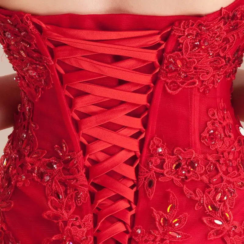 فستان سهرة مخصص حورية البحر باللون الأحمر من Vestidos De Longo 2022 مزين على شكل قلب مطرز بالخرز الرسمي الطويل للحفلات الراقصة رداء De Soriee