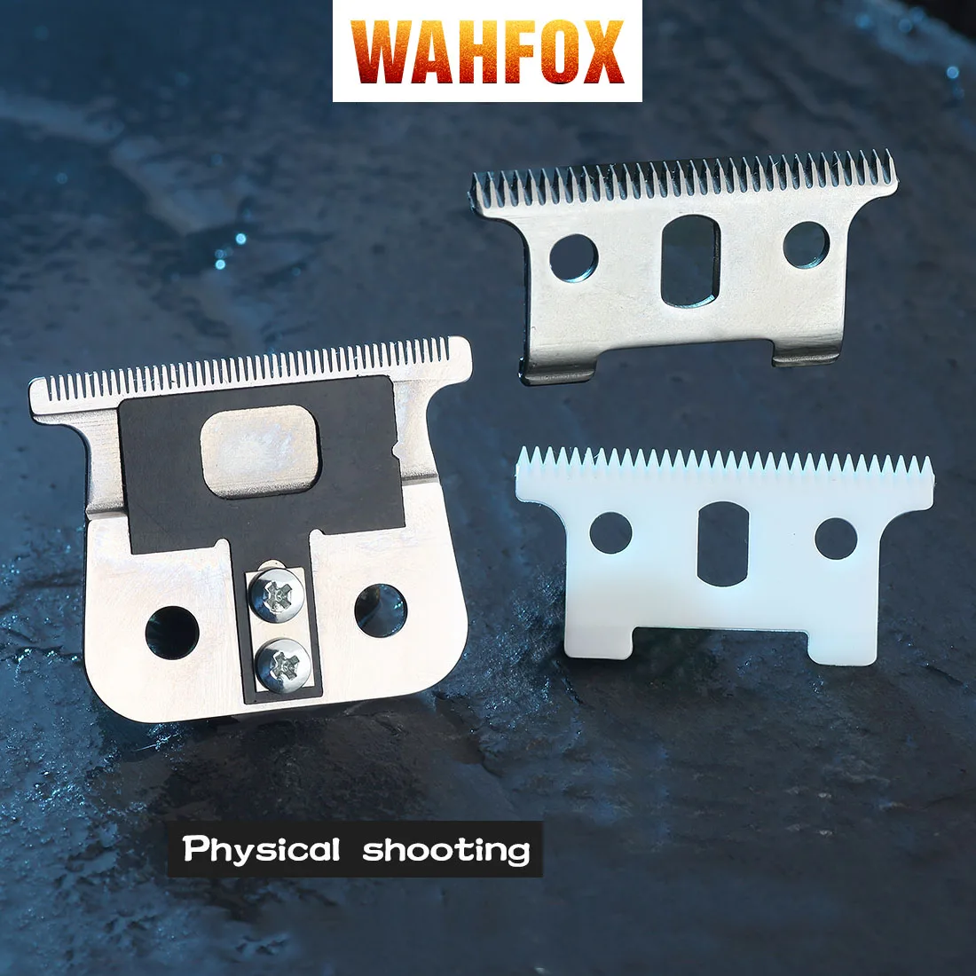 WAHFOX Lưỡi Dao Thay Thế Bộ 32 Răng Tóc Chuyên Nghiệp Cho Andis GTO, Đi, SL,SLS LS,LS2 T-Outliner Bấm