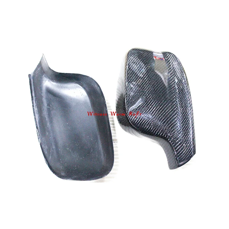 for X1 E84 X3 F25 Car Door Carbon Fiber Stick-on Rearview Mirror Cover Car Styling for Bmw X1 X3 2010 2011 2012