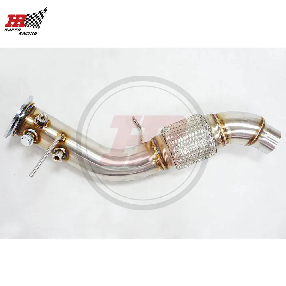 HP RACING Stainless Steel 304 Downpipe For M57N2 E60 E61 E90 335D 535D 330D 2003-2010 218-235 HP