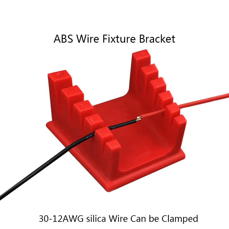 MILE Magnetic Welding Bench ABS Wire Fixture Bracket Welding Table Clamp Fixed Clamp for 30AWG to 12AWG Power Cord